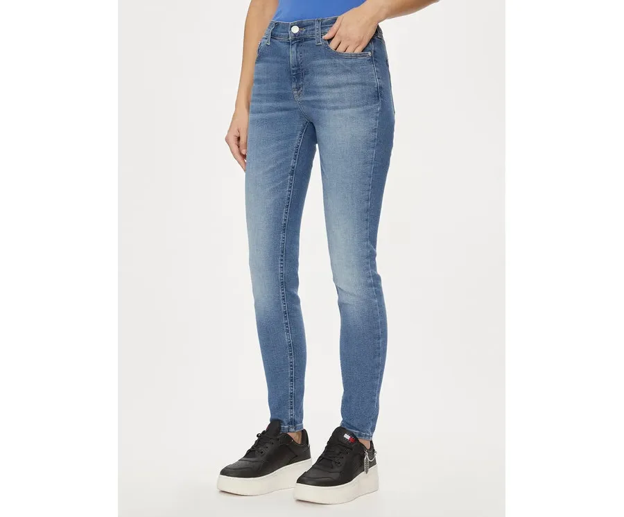 obrazek 1 Tommy Jeans Jeansy Nora DW0DW17568 Niebieski Skinny Fit