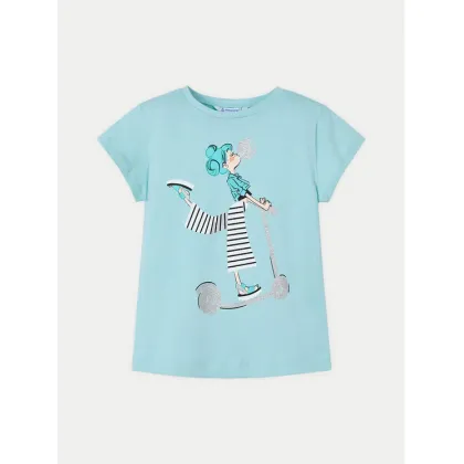 Zdjęcie Mayoral T-Shirt 3014 Niebieski Regular Fit