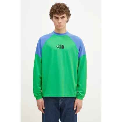 Zdjęcie The North Face longsleeve TNF x Yinka Ilori kolor zielony wzorzysty NF0A89GMPO81