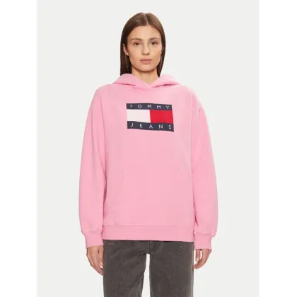 Zdjęcie Tommy Jeans Bluza DW0DW19407 Różowy Relaxed Fit