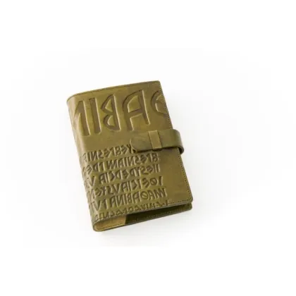 Picture Engraved organizer made of natural leather - Ikunico