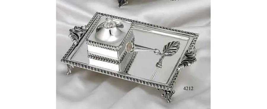picture 1 Silver Inkwell Bicama 4212