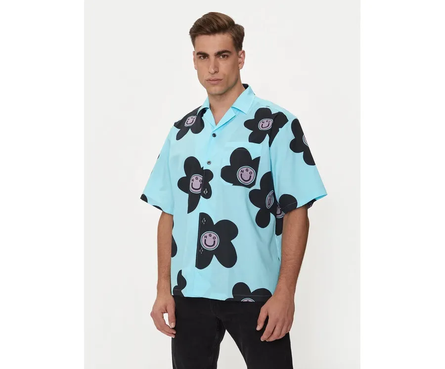 obrazek 1 Hugo Koszula Eligino 50513855 Niebieski Oversize HUGO