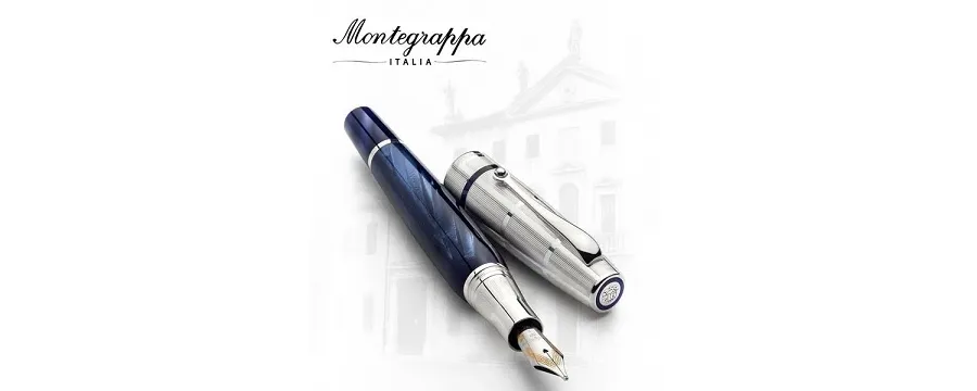 obrazek 1 Miya Argento Pióro Wieczne Blue celluloid Montegrappa
