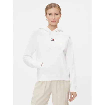 Zdjęcie Tommy Jeans Bluza Badge DW0DW17326 Biały Boxy Fit