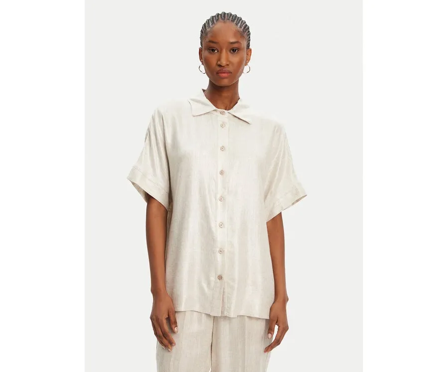 obrazek 1 ACCESS FASHION Koszula 53-7079-421 Beżowy Regular Fit