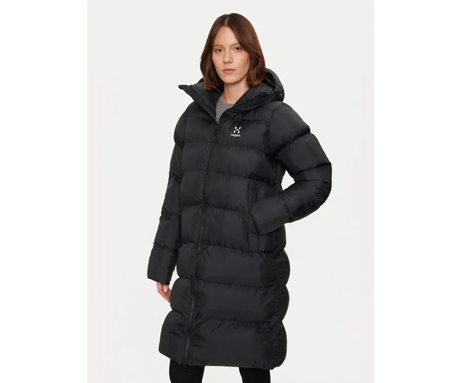 obrazek 1 Haglöfs Kurtka zimowa Long Mimic 607706 Czarny Relaxed Fit