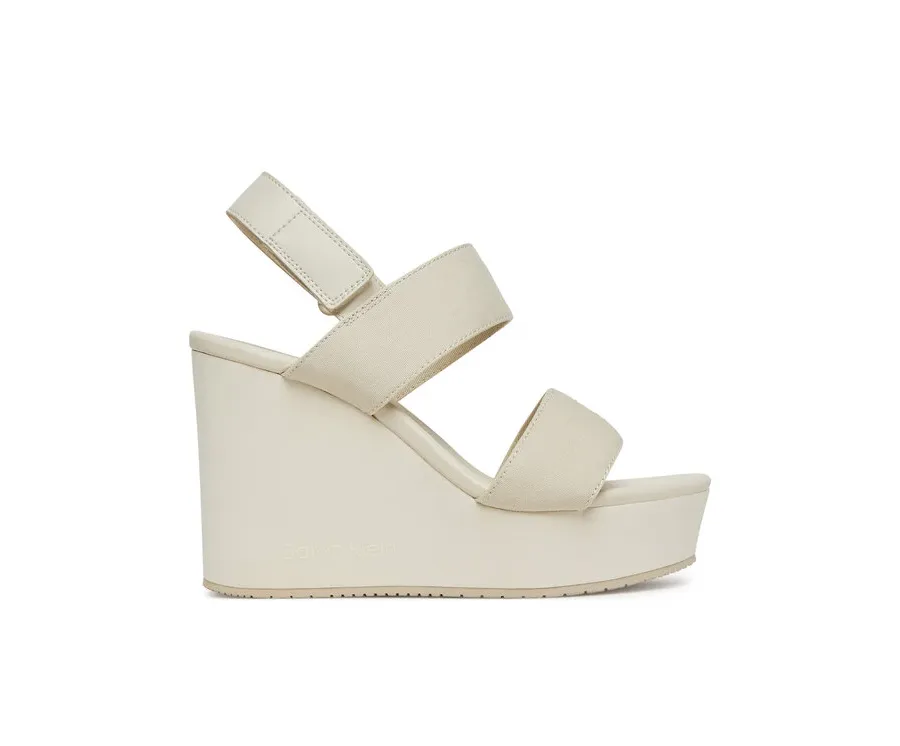 obrazek 1 Calvin Klein Jeans Sandały Wedge Sandal Webbing In YW0YW01790 Szary
