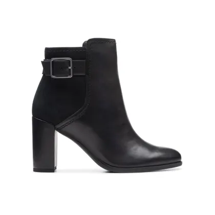 Zdjęcie Clarks Botki Freva 85 Buckle 26174749 Czarny