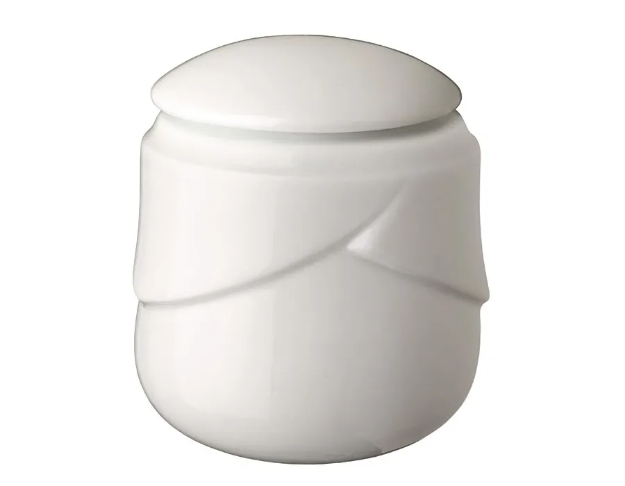 obrazek 1 Biała porcelanowa urna pogrzebowa na prochy