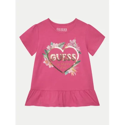 Zdjęcie Guess T-Shirt K5GI10 K6YW Różowy Regular Fit