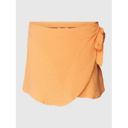 Zdjęcie Spódnica mini z bawełny w kopertowym stylu