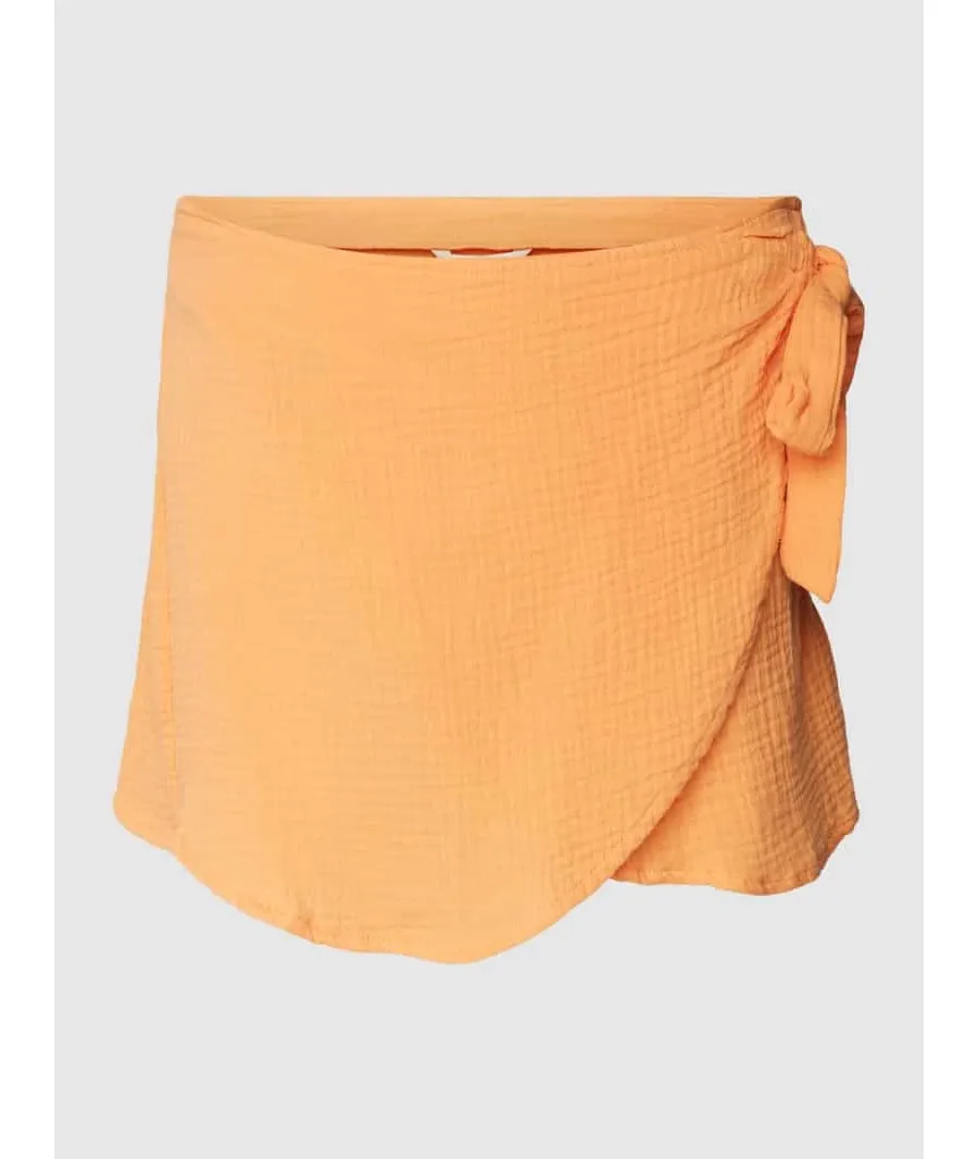 obrazek 1 Spódnica mini z bawełny w kopertowym stylu
