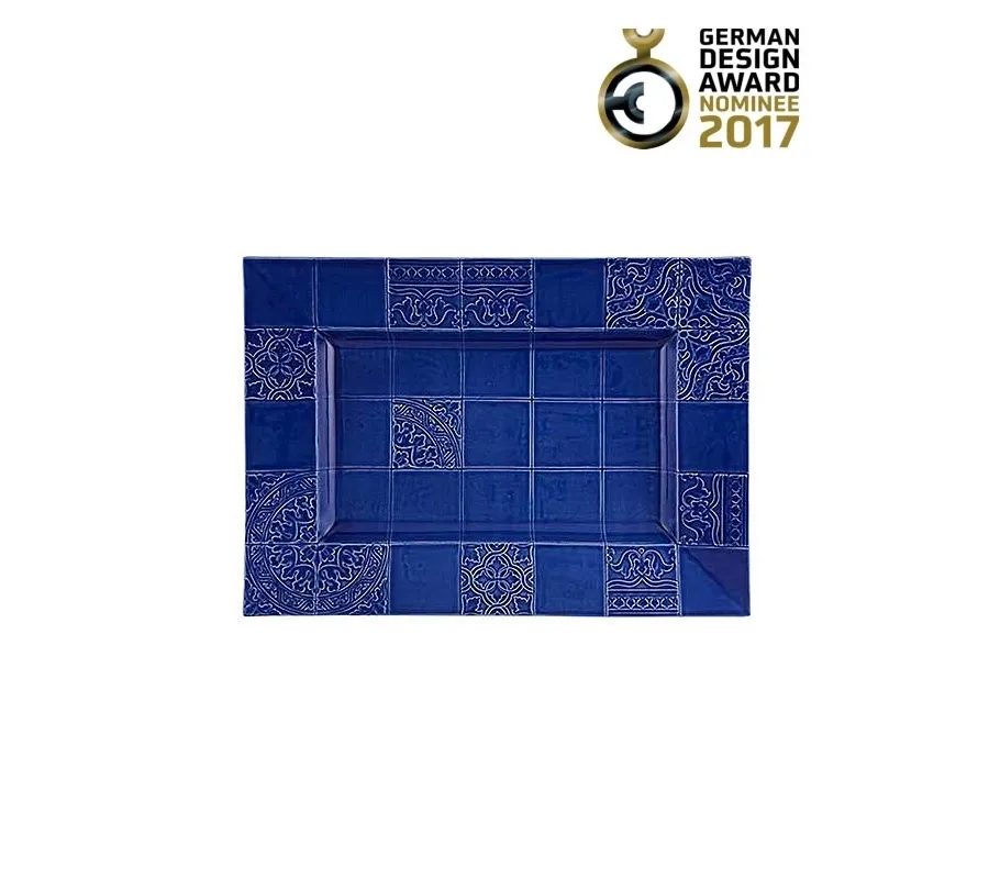 obrazek 1 Głęboka taca ceramiczna z wzornictwem - Bordallo Pinheiro
