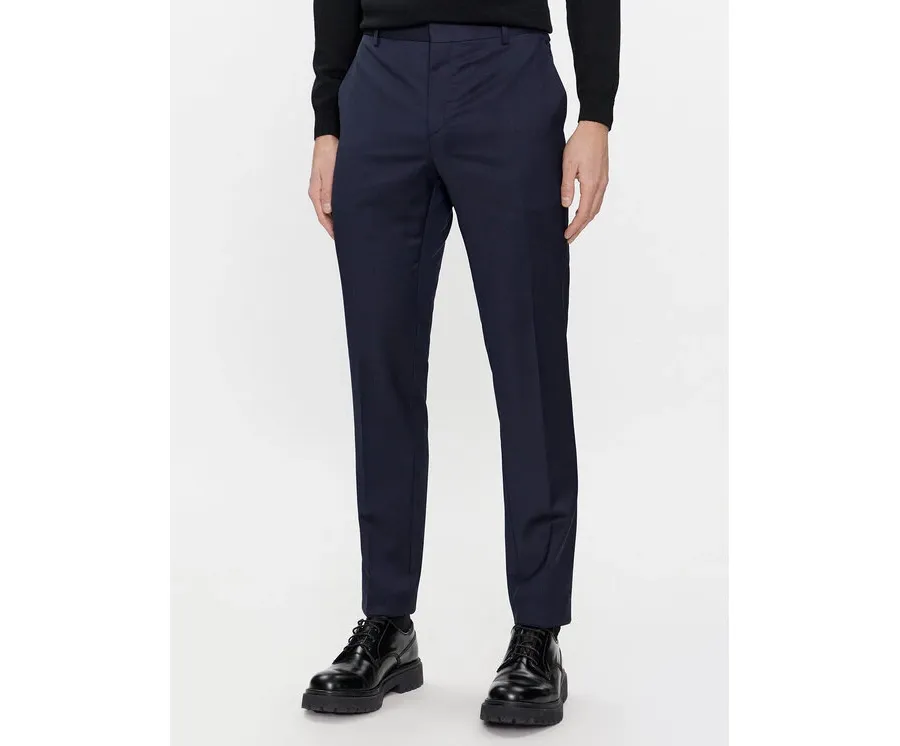 obrazek 1 Calvin Klein Chinosy K10K112292 Granatowy Slim Fit