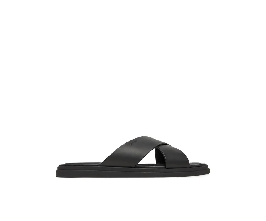 obrazek 1 Calvin Klein Klapki Criss Cross Sandal HM0HM01737 Czarny