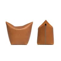 Picture Leather pouffe – Italian craftsmanship