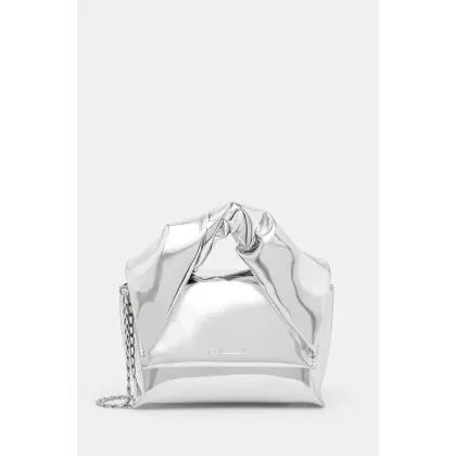 Zdjęcie JW Anderson torebka Small Twister Bag kolor srebrny HB0597.FA0284.910