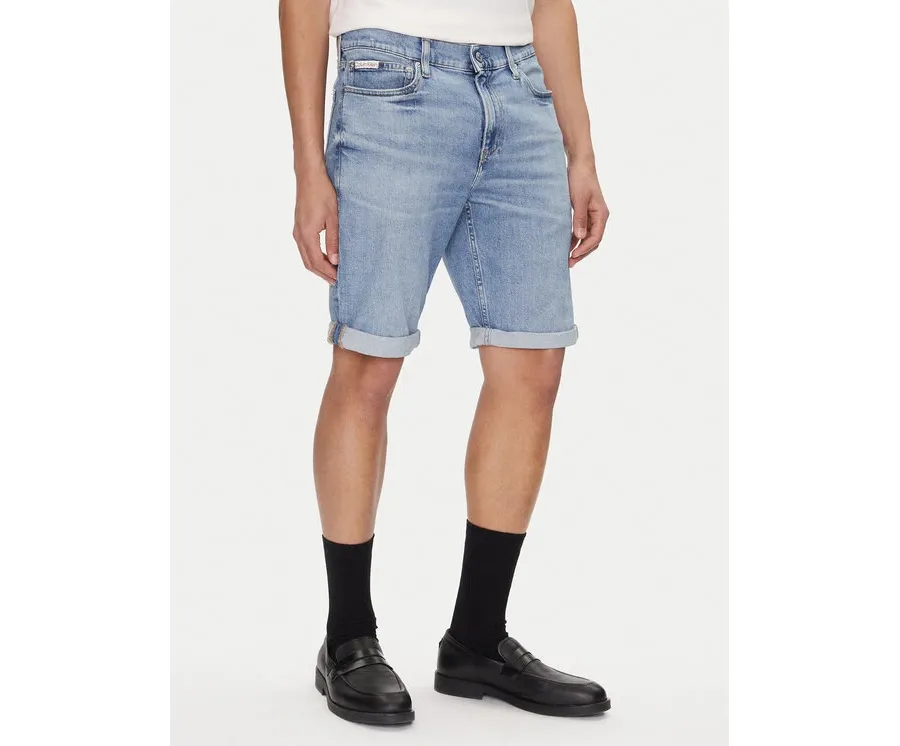 obrazek 1 Calvin Klein Jeans Szorty jeansowe J30J327516 Niebieski Slim Fit