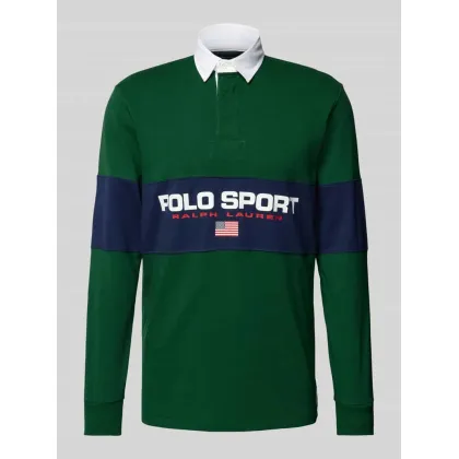 Zdjęcie Koszulka polo o kroju classic fit z nadrukiem z logo