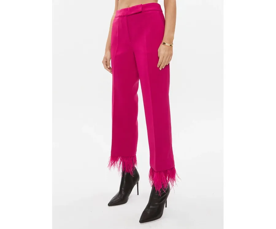 obrazek 1 MICHAEL Michael Kors Spodnie materiałowe MH330K43GZ Różowy Regular Fit