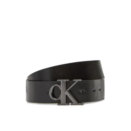 Zdjęcie Calvin Klein Jeans Pasek Męski Monogram Plaque Buckle 35Mm Adj/Rev LV04G7033G Czarny