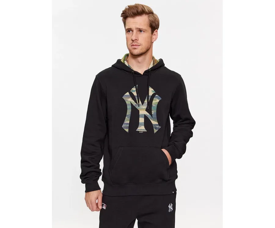 obrazek 1 47 Brand Bluza New York Yankees BB017PMAZJR590415JK Czarny Regular Fit