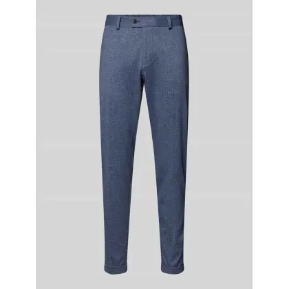 Zdjęcie Spodnie materiałowe o kroju slim fit z przeszytymi brzegami nogawek model ‘Clow’