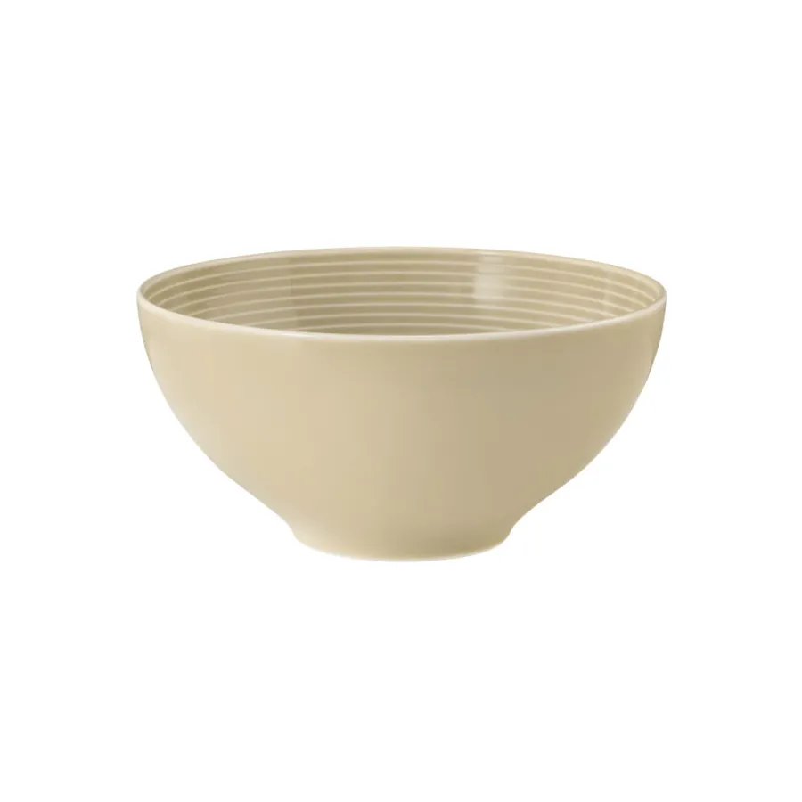 obrazek 1 Stylowa porcelanowa okrągła miska 15,5 cm o nowoczesnym kształcie i zdobieniu - Seltmann Weiden
