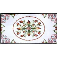 Picture A lava garden countertop decorated with a beautiful decorative motif - Ceramiche Valchida