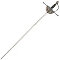 Picture Spanish 16th century rapier with a bell basket