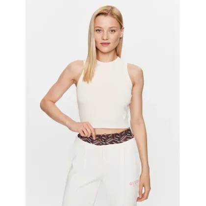 Zdjęcie Guess Top V3GP19 K8RT2 Beżowy Slim Fit