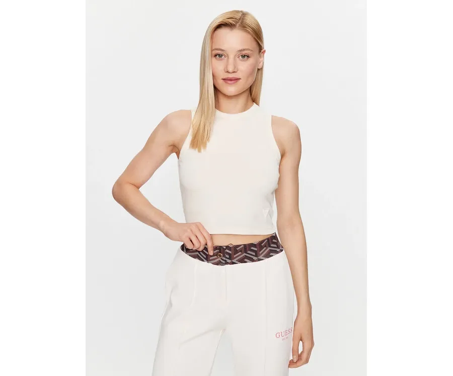 obrazek 1 Guess Top V3GP19 K8RT2 Beżowy Slim Fit