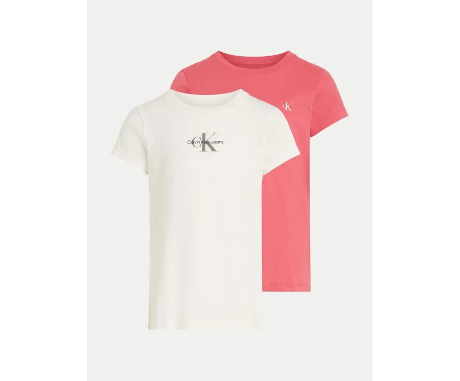 obrazek 1 Calvin Klein Jeans Komplet 2 t-shirtów Monologo IG0IG02860 Kolorowy Slim Fit