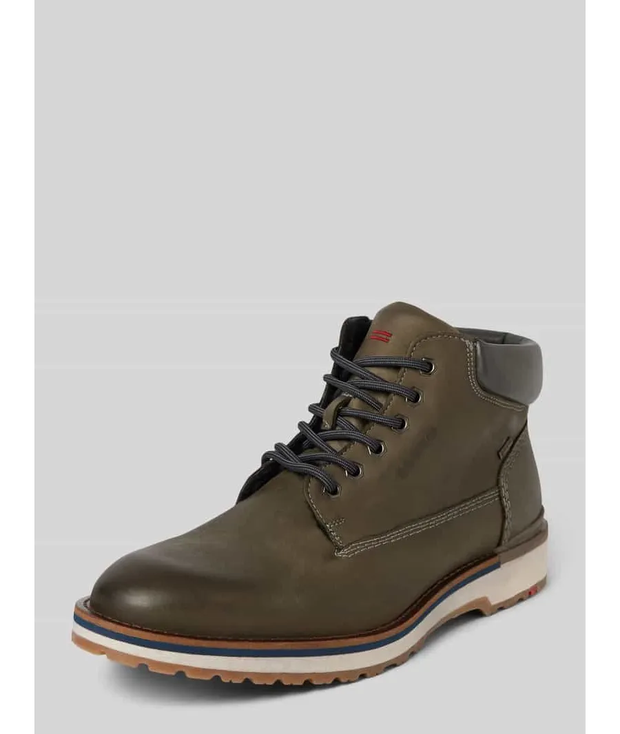obrazek 1 Buty sznurowane z mieszanki skóry model ‘VARAS’