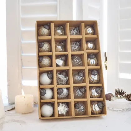 Zdjęcie Świąteczne zawieszki, zestaw 24 szt. Sanary