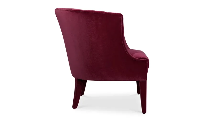 obrazek 3 Portugalski fotel w kolorze bordowym