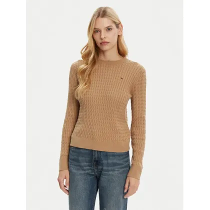 Zdjęcie Tommy Hilfiger Sweter WW0WW44993 Brązowy Regular Fit