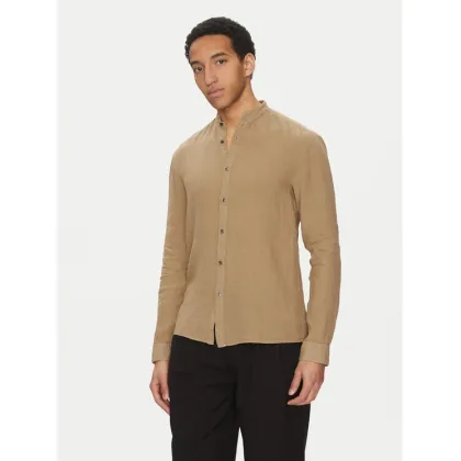 Zdjęcie HUGO Koszula Elvory 50490740 Beżowy Slim Fit