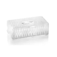 Picture A unique tissue container made of Italian hand-cut crystal for the bathroom - Il Paralume Marina