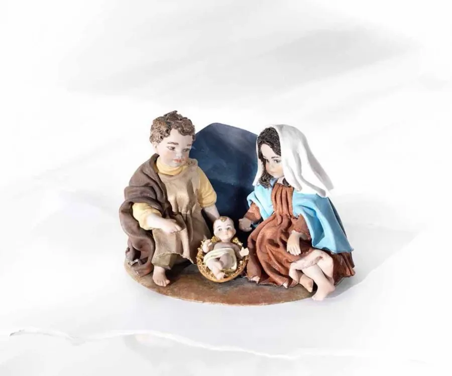 obrazek 1 Stylizowana, porcelanowa figurka szopki - Sibania