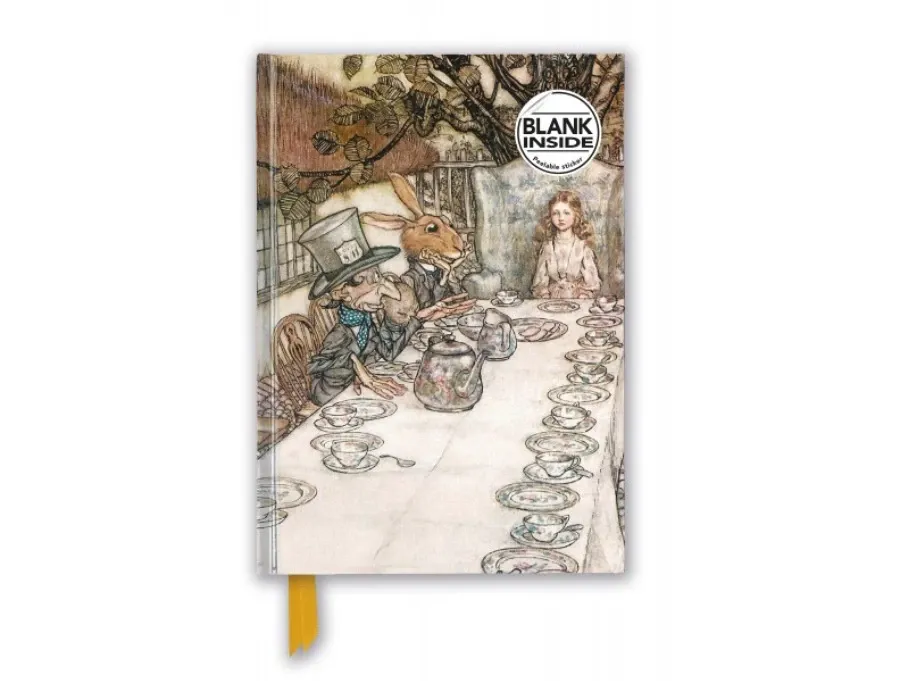 obrazek 1 Dziennik (puste kartki) Arthur Rackham: Alicja w krainie czarów - Flame Tree Publishing