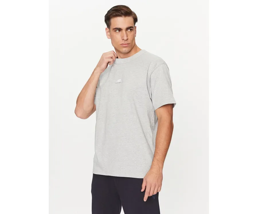 obrazek 1 New Balance T-Shirt Athletics Remastered Graphic Cotton Jersey Short Sleeve T-shirt MT31504 Szary Regular Fit