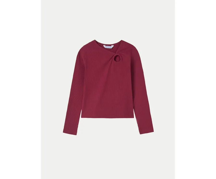 obrazek 1 Mayoral Bluzka 7011 Czerwony Regular Fit