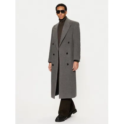 Zdjęcie AMI PARIS Płaszcz przejściowy HCO317.WV0025 Szary Regular Fit