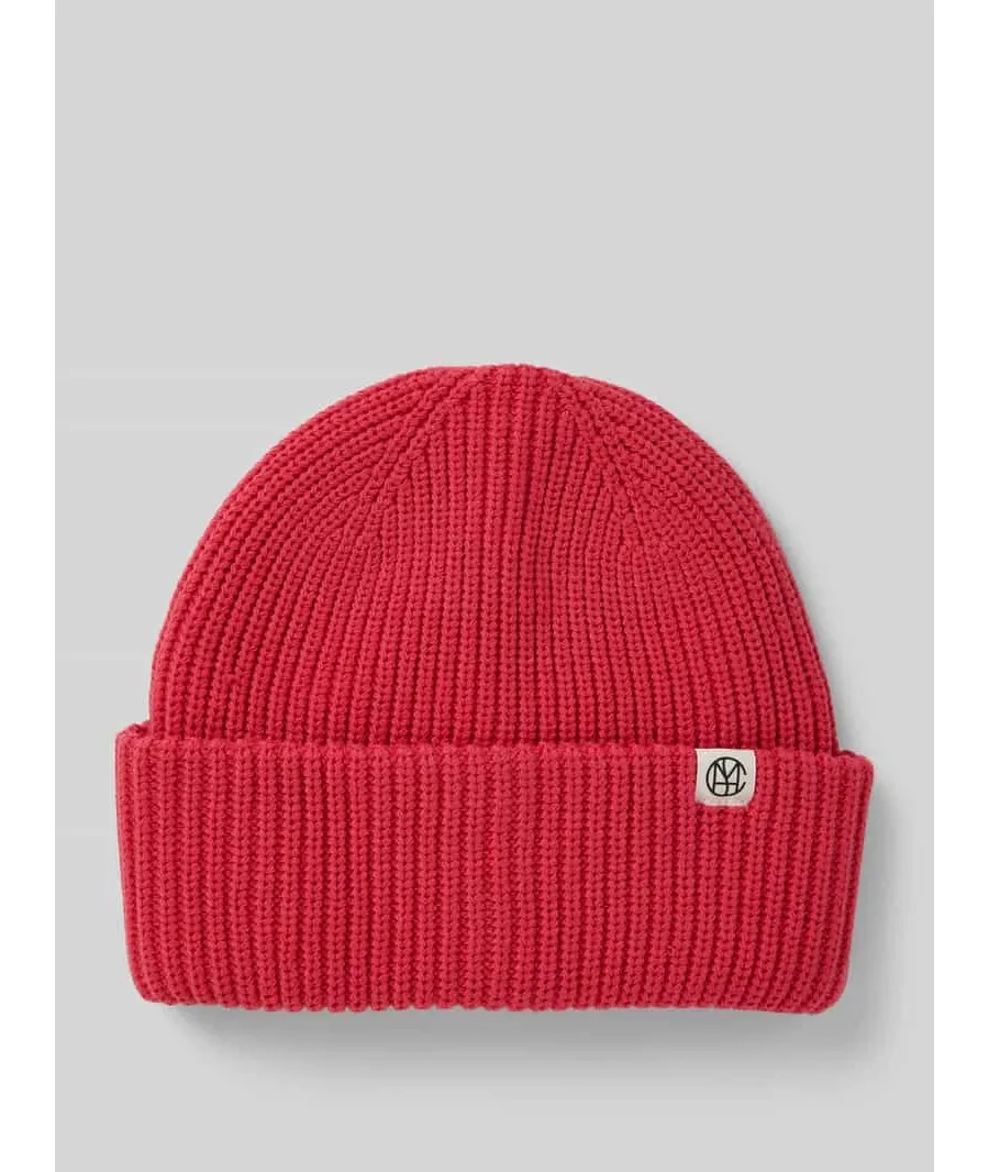 obrazek 1 Czapka beanie z naszywką z logo model ‘Galline Rachelle’