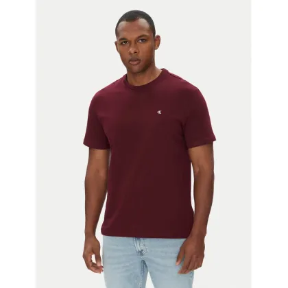 Zdjęcie Calvin Klein Jeans T-Shirt LV040HM265 Bordowy Regular Fit