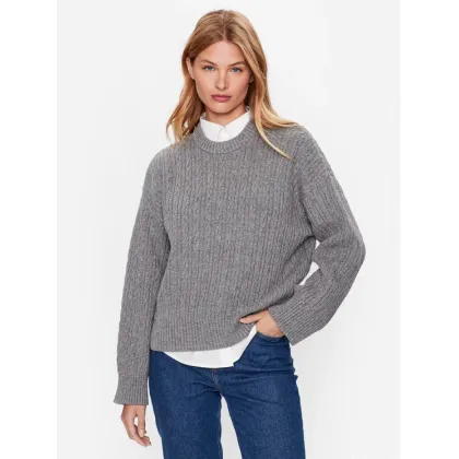 Zdjęcie Tommy Hilfiger Sweter WW0WW39003 Szary Oversize