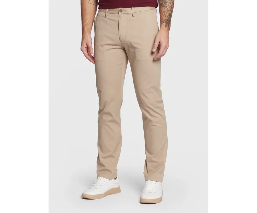obrazek 1 Tommy Hilfiger Chinosy Core Denton MW0MW28884 Beżowy Straight Fit