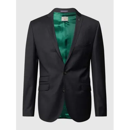 Zdjęcie Marynarka na 2 guziki o kroju slim fit z żywej wełny — ‘Savile Row’